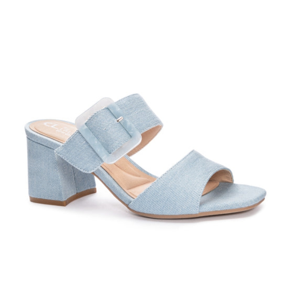 CL BY LAUNDRY Betty Block Heel Sandal Size 10 NIB